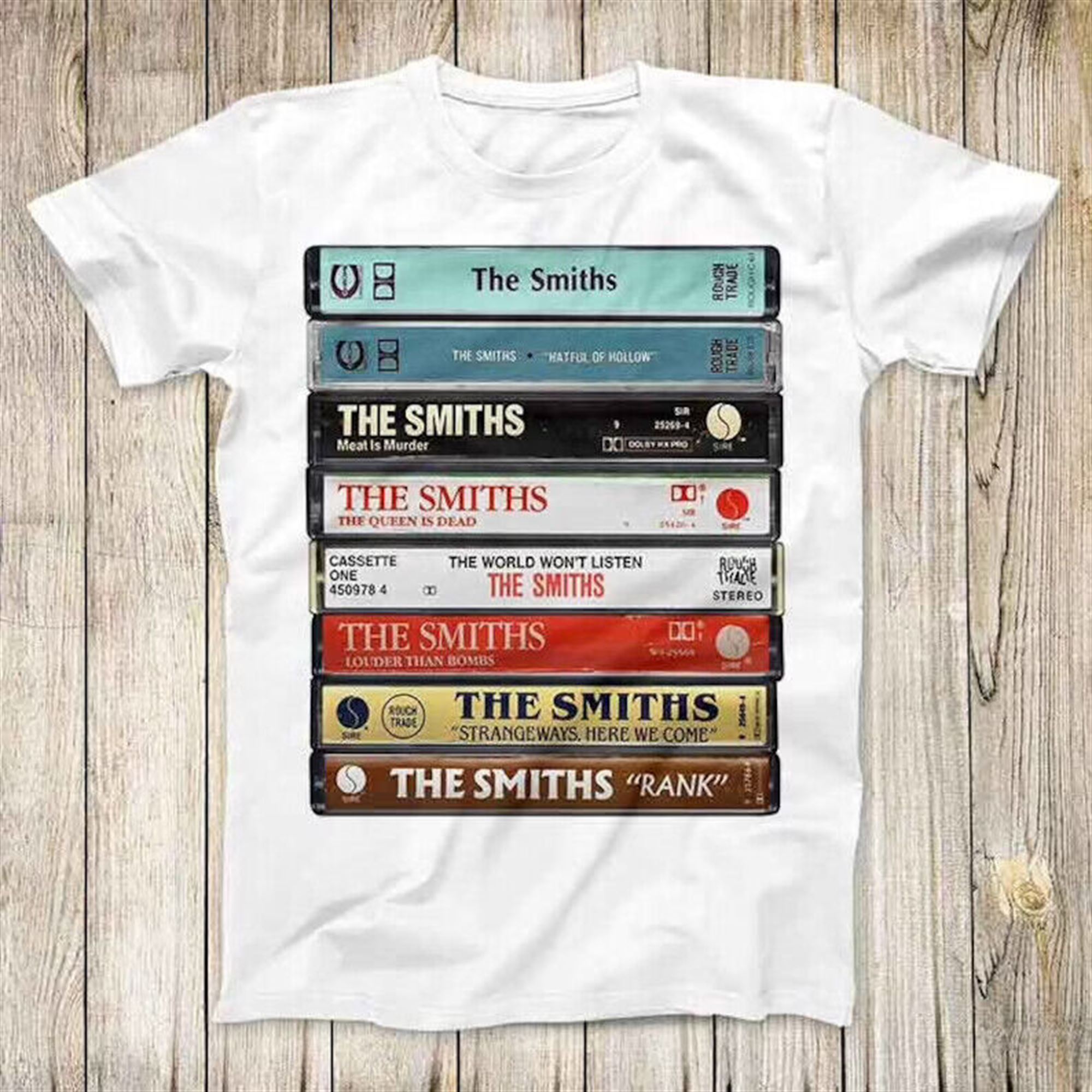 The Smiths Tee Music Album Cover Cassette Design Super Cool Retro Shirt